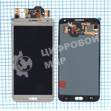 Дисплей для Samsung Galaxy E7 SM-E700 OLED золотой