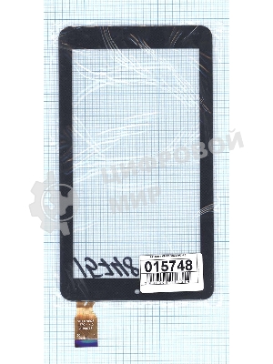Сенсорное стекло (тачскрин) VTCP070B23-FPC-4.0, черное