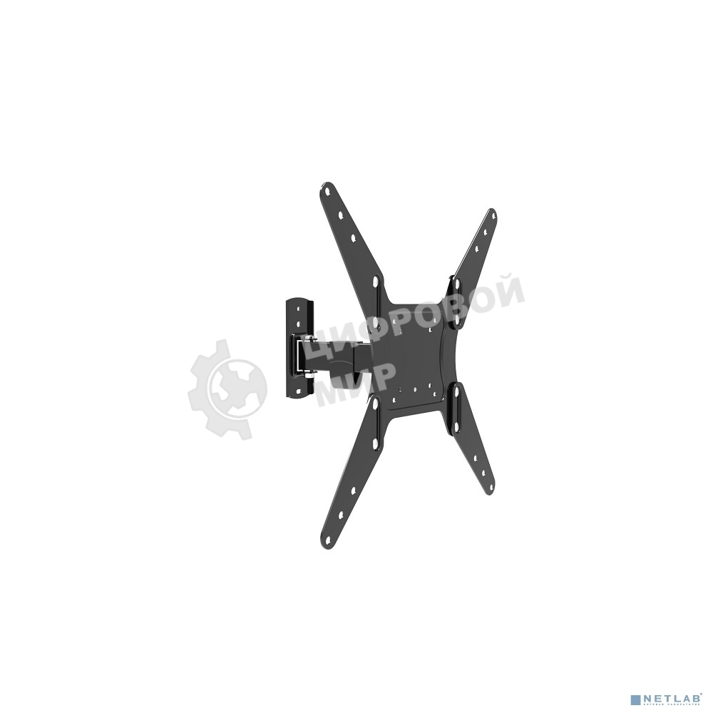 Универсальное наклонно-поворотное настенное крепление Wize WP55 для дисплеев 17-55