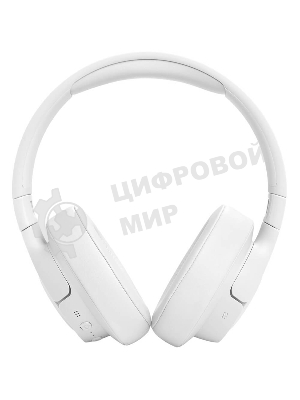 Беспроводные/проводные наушники JBL Tune 770NC белый, полноразмерные, Bluetooth + проводной, активное шумоподавление, до 70 ч