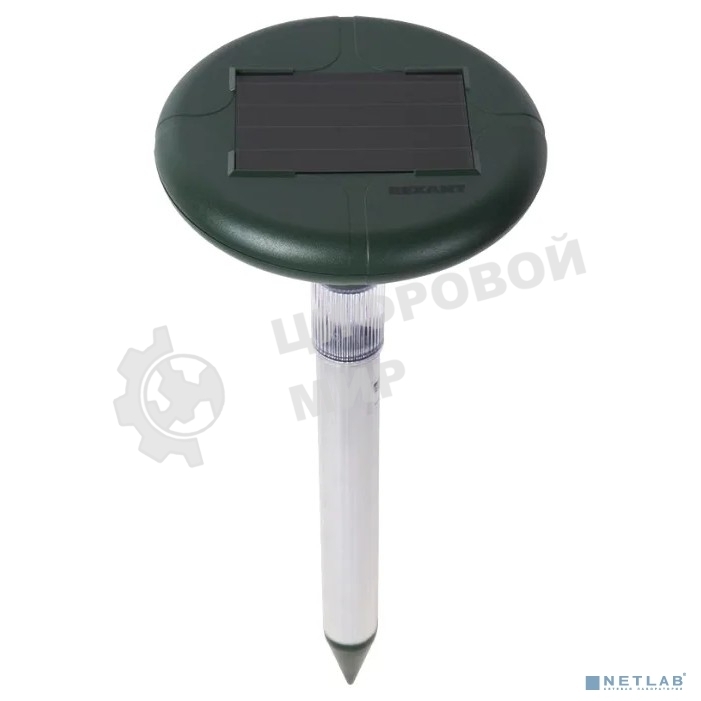 Ультразвуковой отпугиватель змей Rexant на солнечной батарее с подсветкой