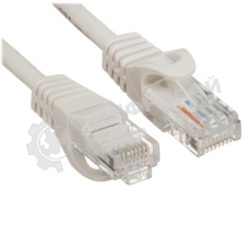 Патч-корд ACD-LPU5E-15A сat.5e UTP 24AWG 4Pair, 7/0.18мм CCA Серый, 1.5м