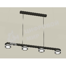 Светильник Ambrella light XB9152200/4 SBK/FR черный песок/белый матовый GX53 (C9152, N8415)
