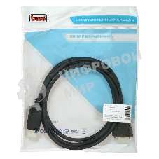 Кабель аудио-видео Buro 1.1v DisplayPort (m)/VGA (m) 2м. позолоченные контакты черный