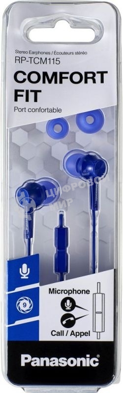 Наушники Panasonic RP-TCM115GCA синий