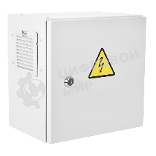 Шкаф ЭКОНОМ уличный всепогодный настенный укомплектованный (В400 Ш400 Г210), комплектация T2-IP65