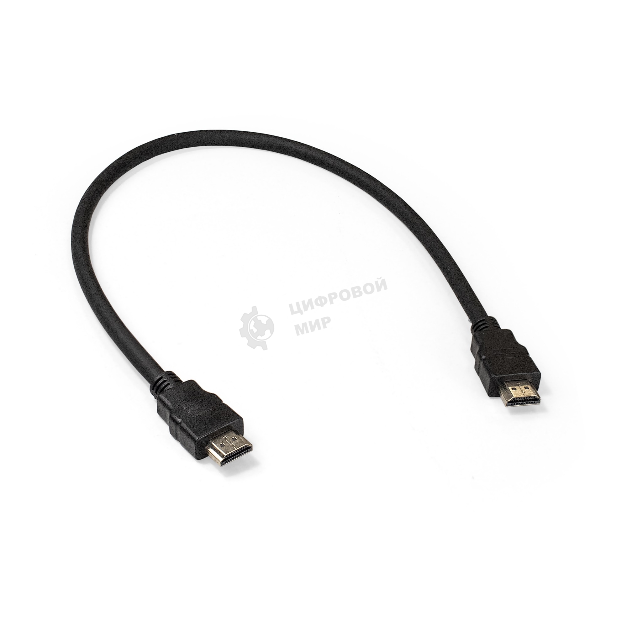 Кабель HDMI Exegate EX287728RUS EX-CC-HDMI2-0.5 (19M/19M, 0,5м, v2.0, 4K UHD, Ethernet, позолоченные контакты)