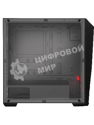 Компьютерный корпус  Cooler Master MasterBox K501L, 1xUSB3.0, 1xUSB2.0, 1x120 Fan,  1x120 Red Led Fan, w/o PSU, Black, ATX