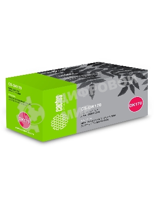 Блок фотобарабана Cactus CS-DK170 ч/б:100000 стр. для Kyocera Ecosys M2035/M2035dn/M2535 Kyocera