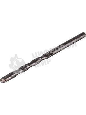 Сверло по бетону ВИХРЬ 6x100, цилиндрический хвостовик (1 шт. в блистере)