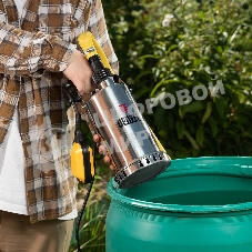 Дренажный насос Denzel DP600X, 600 Вт, подъем 7,5 м, 8500 л/ч