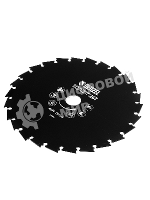 Диск для триммера Denzel c долотообразной формой зуба, 230 х 25,4 мм, 26 зубов