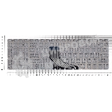 Клавиатура для ноутбука HP 250 G7 255 G7 256 G7 черная с подсветкой