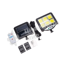 Светильник прожекторный Стрэнд, 6500К, встроенный аккумулятор, солнечная панель, коллекция Лондон Rexant