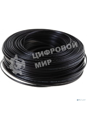 Телефонный кабель Rexant ШТЛП 4 жилы Cu, черный, 100 м