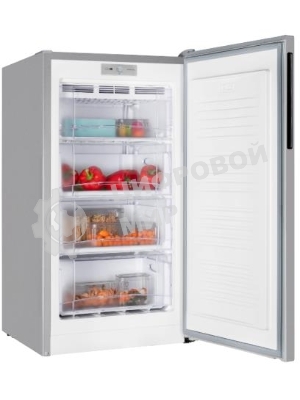 Морозильная камера Nordfrost DF 261 SAP, серебристый, 139л, 3 ящика