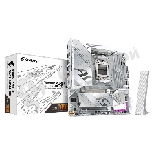 Материнская плата Gigabyte B850M AORUS ELITE WIFI6E ICE, AM5, AMD B850, 4xDDR5, 4xSATA, 2xM.2, 1xPCIe 5.0 x16, 1xPCIe 3.0 x4, 1xDP, 1xHDMI, 1x2.5Gb LAN, Wi-Fi 6E, Bluetooth 5.3, 2xUSB-A 10Gbps (Gen2), 5xUSB-A 5Gbps, 4xUSB-A 2.0, 1xUSB-C 10Gbps (Gen2), 2x3
