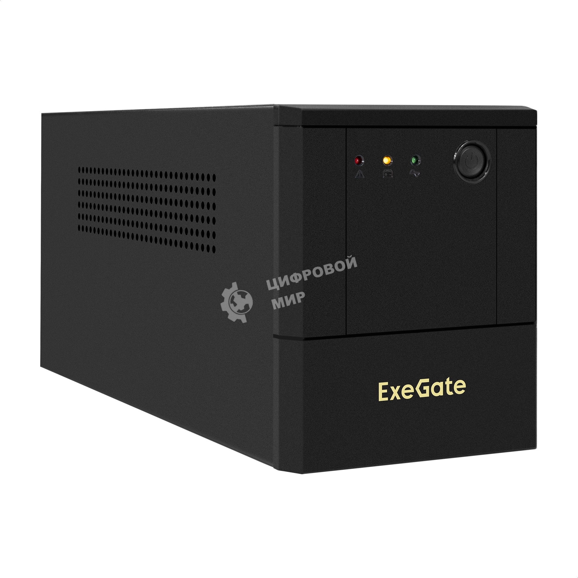 Источник бесперебойного питания ExeGate Power NB-2000.LED.AVR.4SH.USB (2000VA/1200W, LED, AVR, 4*Schuko, USB, батарея 12V 9Ah - 2 шт., металлический корпус, Black)