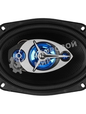 Колонки автомобильные Kicx GX-693 200Вт 92дБ 4Ом 15x23см (6x9дюйм) (ком.:2кол.) коаксиальные трехполосные