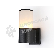Светильник Ambrella light ST2451 BK/FR черный/белый матовый IP54 E27 max 40W 210*90*155