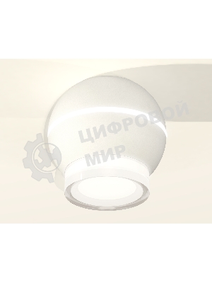 Светильник Ambrella Light XS1101042 SWH/FR/CL белый песок/белый матовый/прозрачный MR16 GU5.3 LED 3W 4200K (C1101, N7160)