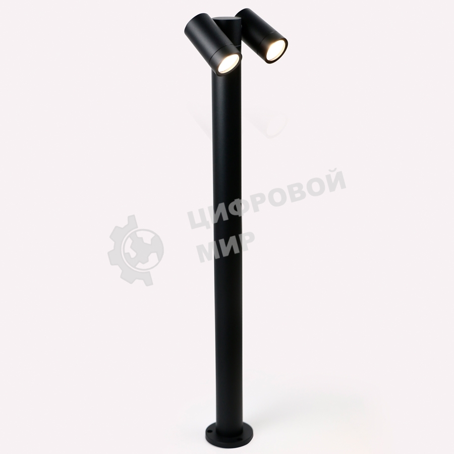 Садово-парковый светильник General GPF-2MR16-GU10-R-IP65 Черный Высокий Люмикс