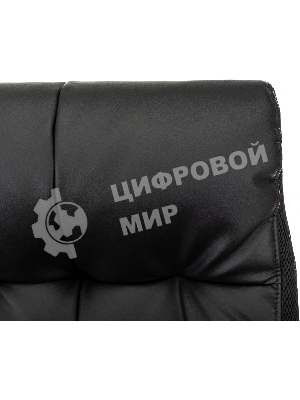 Кресло Бюрократ CH-824MSG-BF черный, экокожа
