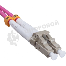 Патч-корд оптический Cabeus FOP-50-OM4-LC-LC-3m duplex LC-LC 50/125 мм OM4 3м LSZH