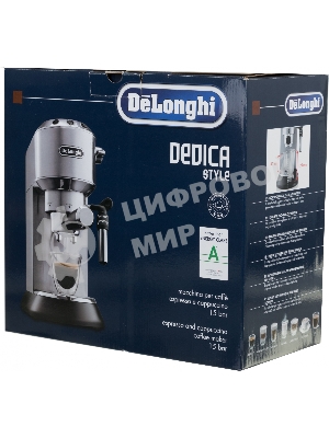 Кофеварка рожковая DeLonghi EC685.M серебристый, исп. кофе - молотый/чалды, 1.1 л, 1350 Вт, 15 бар