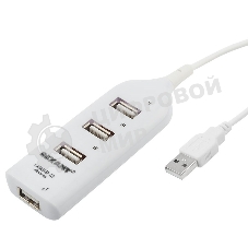Разветвитель USB 2.0 Rexant на 4 порта белый