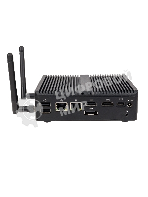 Неттоп HIPER BASIS BC119  Intel N-series N100(0.8Ghz)/8192Mb/256SSDGb/noDVD/BT/WiFi/war 1y/0.65kg/черный/Win11Pro + Безвентиляторный/БП 36Вт/металл/VESA Адаптер на 75х75, 100х100