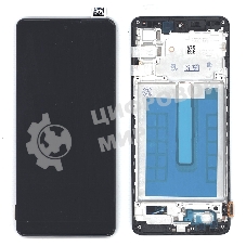 Дисплей для Samsung Galaxy M52 5G SM-M526F в сборе с тачскрином и рамкой OLED черный