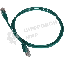Патч-корд LANMASTER TWT UTP cat.5e, с заливными колпачками, 15.0 м, зеленый
