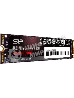 Накопитель SSD Silicon Power PCI-E 4.0 x4 500Gb SP500GbP44UD9005 M-Series UD90 M.2 2280