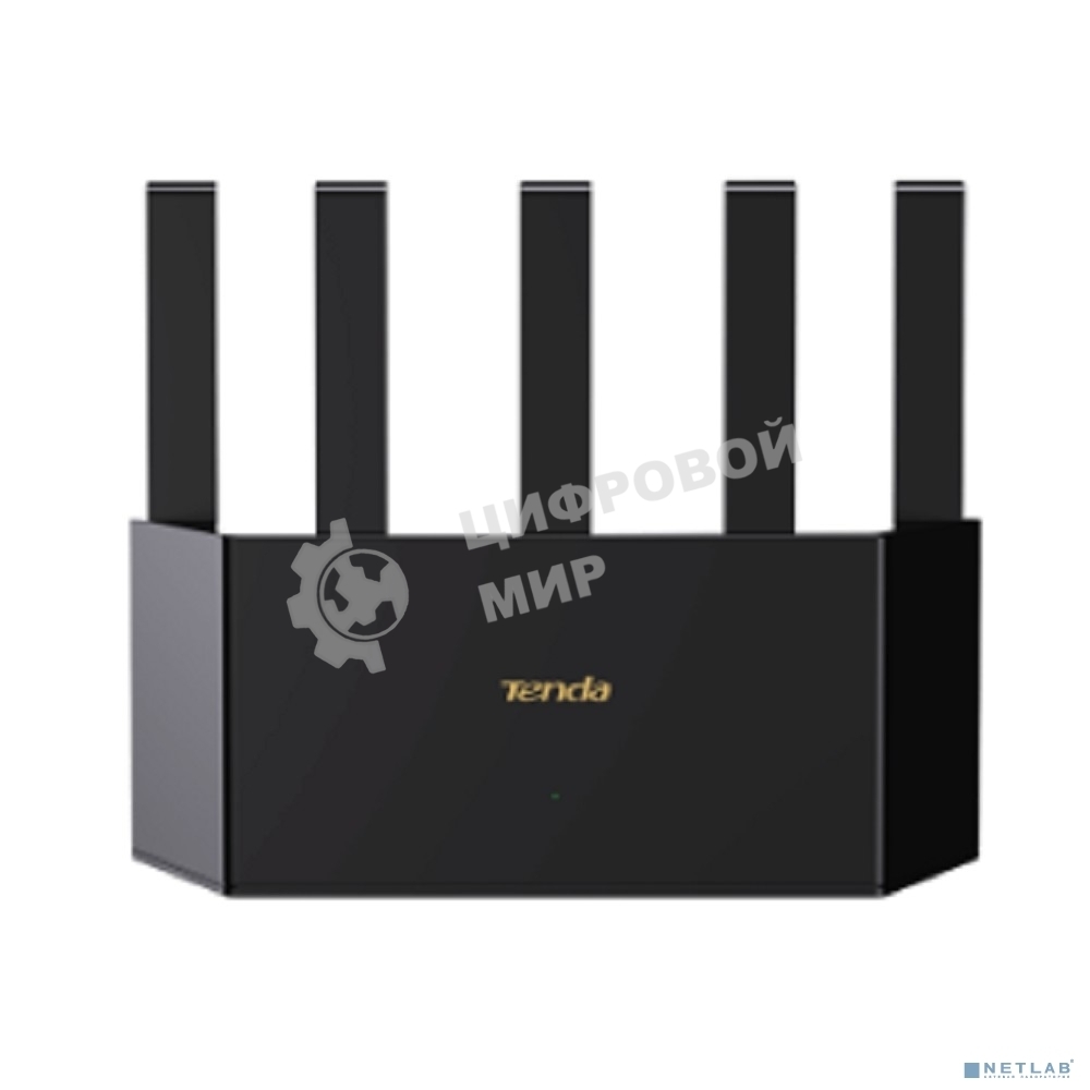 Двухдиапазонный Wi-Fi 6 роутер Tenda TX2L Pro AX1500, до 300 Мбит/с на 2,4 ГГц + до 1201 Мбит/с на 5 ГГц, LAN 3x1Gbит/с