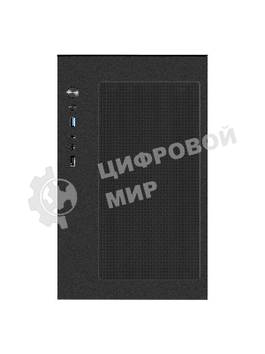 Компьютерный корпус Minitower ExeGate i3 SEA LE-NPX750 (mATX, БП 750NPX, 1хUSB+1хUSB 3.0, HD аудио, черный, передняя и боковая панели - закаленное стекло)