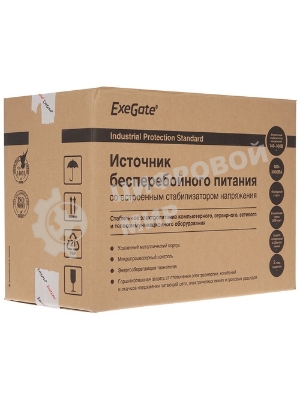 Источник бесперебойного питания ExeGate EP285484RUS SpecialPro Smart LLB-1000.LCD.AVR.C13.RJ.USB 1000VA/650W, LCD, AVR, 6*IEC-C13, RJ45/11, USB, черный