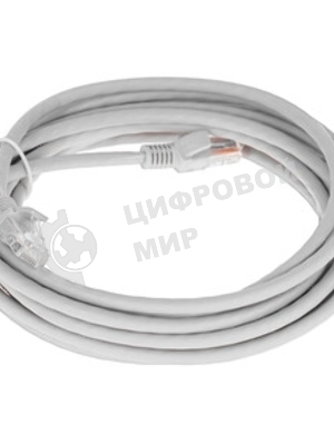 Патч-корд LSZH медный UTP Cablexpert PP30-5M/B cat.5e, 5м, литой, многожильный, синий