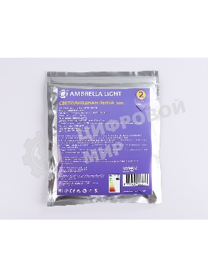 Светодиодная лента Ambrella light GS1402 2835 240Led/ 17W m/ 12V IP20 4500K/ 5000*10*1.2mm (2 конт.)