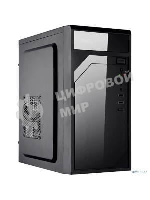 Компьютерный корпус KingPrice KPCC-MN208 черный без БП mATX 1x80мм 2x120мм 2xUSB 2.0 audio