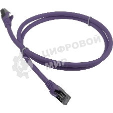 Патч-корд LANMASTER LAN-PC45/S6A-2.0-VI FTP RJ-45 вил.-вилка RJ-45 cat.6a 2м фиолетовый LSZH (уп.:1шт)