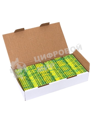 Колодка клеммная JXB-ST-2.5 земля самозажимная PROxima EKF plc-jxb-st-2.5-pen