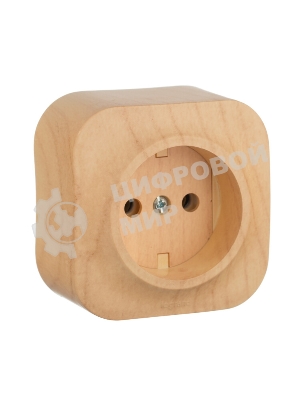 Розетка без заземления без шторок Legrand 782270 (Дерево)