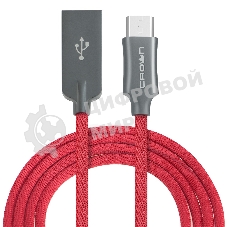 Кабель Crown USB - microUSB CMCU-3132M red