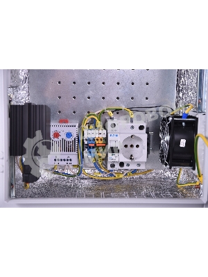 Шкаф ЭКОНОМ уличный всепогодный настенный укомплектованный (В300 Ш300 Г210), комплектация T2-IP65