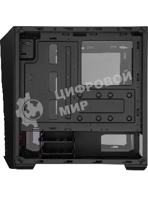 Компьютерный корпус  Cooler Master MasterBox K501L, 1xUSB3.0, 1xUSB2.0, 1x120 Fan,  1x120 Red Led Fan, w/o PSU, Black, ATX