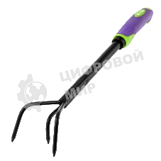 Рыхлитель Palisad 3-зубый, 60х400 мм, стальной, обрезиненная эргономичная рукоятка, LSR1