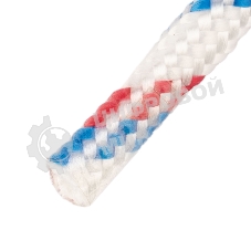 Фал плетеный Сибртех полипр. 24-прядный с полипр. серд. 10 мм, бухта 100 м, 700 кгс