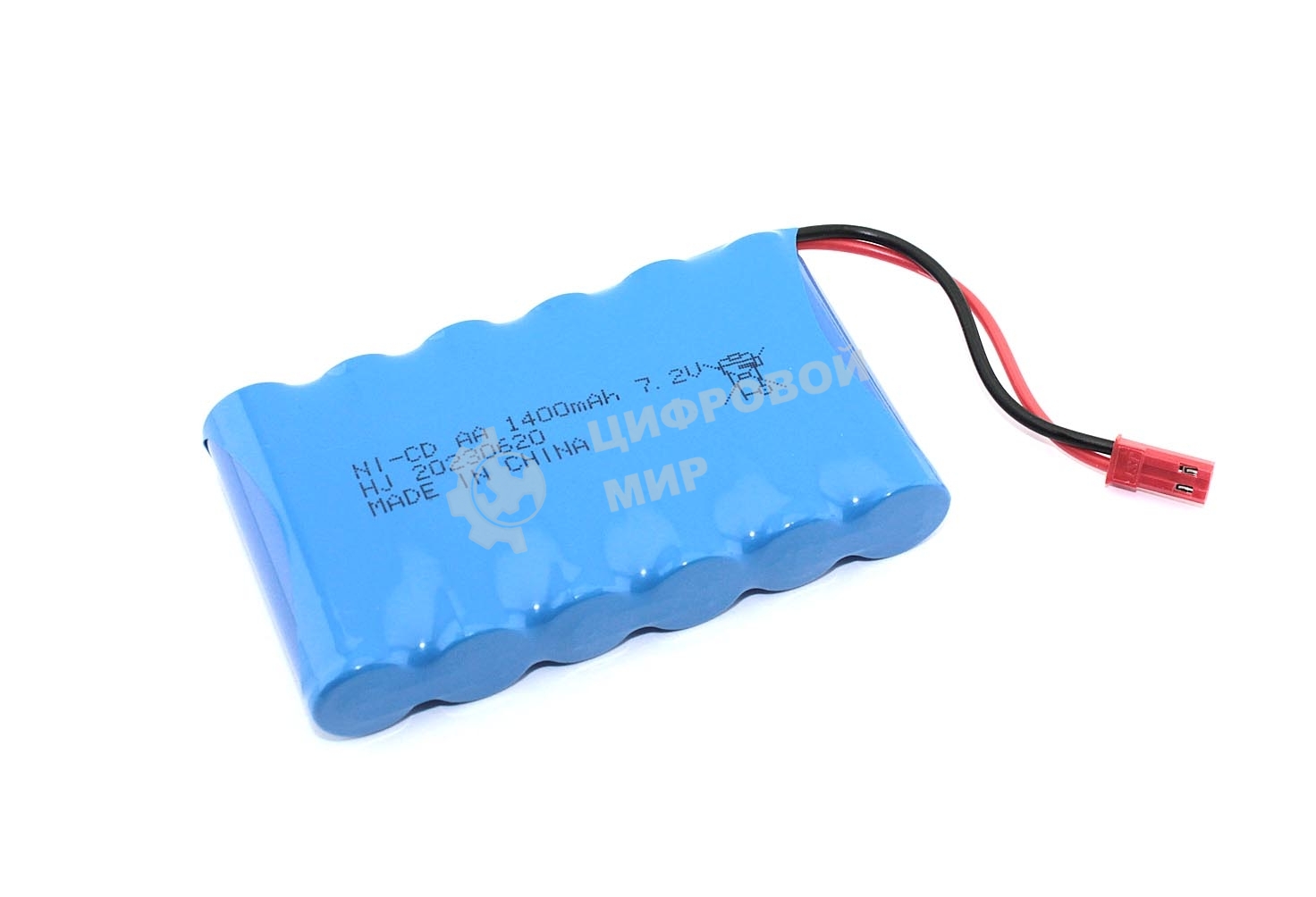 Аккумулятор Ni-Cd 7.2V 1400 mAh AA Flatpack разъем JST