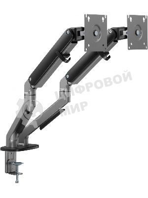 Кронштейн для мониторов Ultramounts UM735BL черный/серый 17